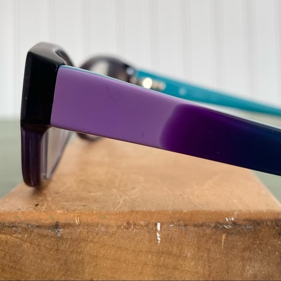 Vivid Eyewear #4027 Prescription Frames in Purple & Teal - Picture 4 of 9